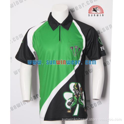 colorful quality dart shirt / cheap custom youth dart jersey sublimation